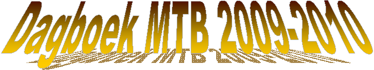Dagboek MTB 2009-2010
